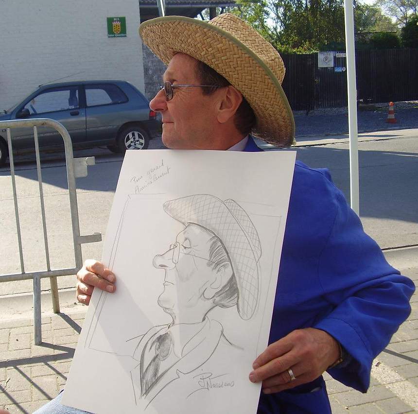 caricaturiste et artiste de rue