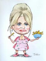 Caricature isabelle nanty